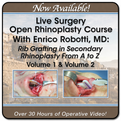 Complex Secondary Open Rhinoplasty Using Rib Grafts | Live Operative Course