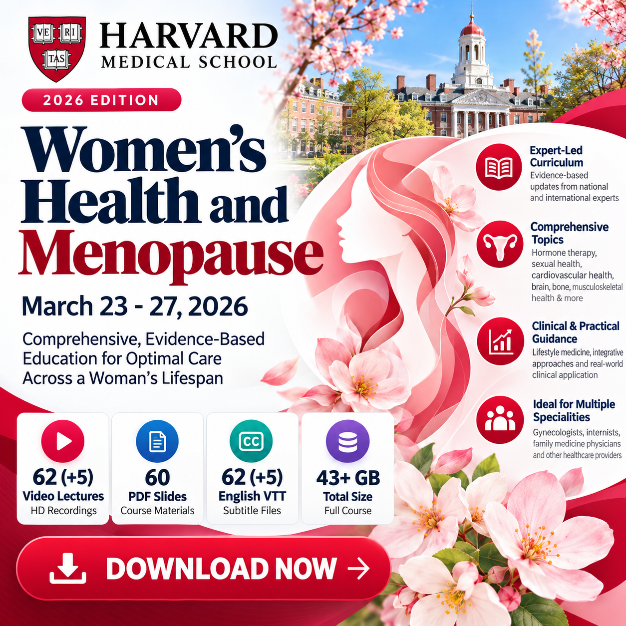 Harvard Women’s Health and Menopause 2026